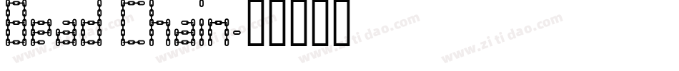 Bead Chain字体转换